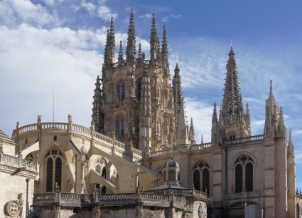 céu de Burgos Espanha
