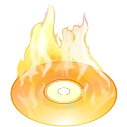 membakar disk