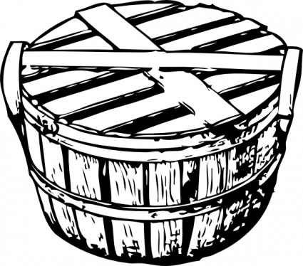 cesta de alqueire com capa clip