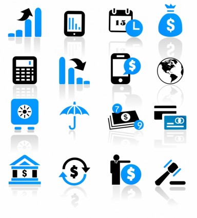 ícones de negócios e finanças
