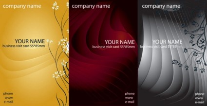 business card template vettoriale