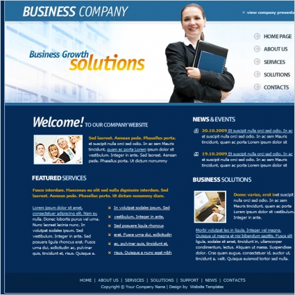 Business-Unternehmen-template
