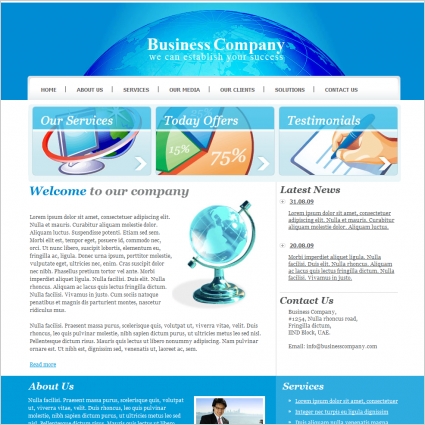 Business-Unternehmen-template
