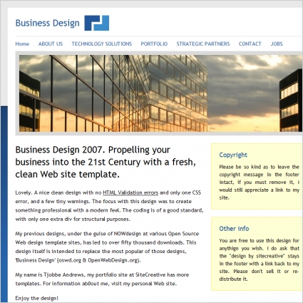 Business Design Template