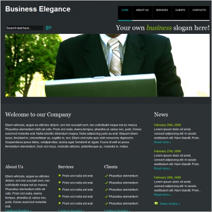 Business-Eleganz-template