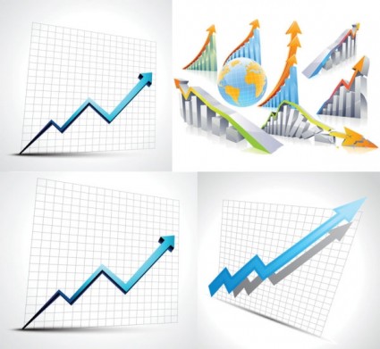 vector de tabla de estadísticas de negocios
