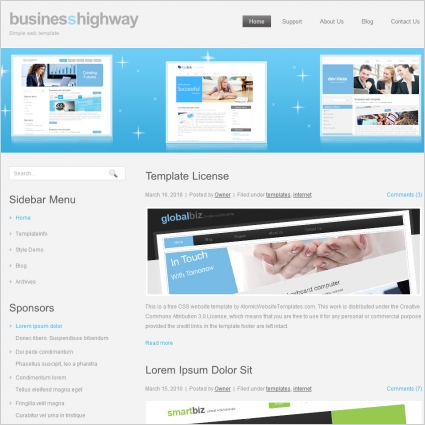 businesshighway 模板