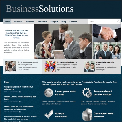 businesssolutions mẫu