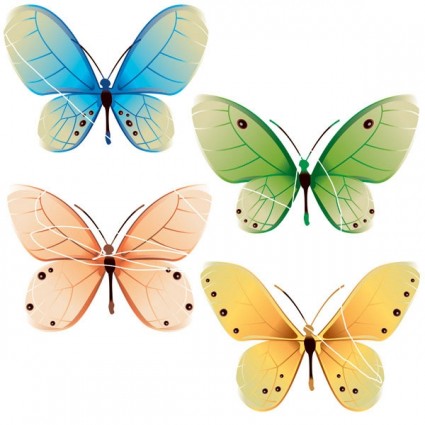 Schmetterlinge-Vektor