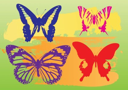 graphiques vectoriels de papillons