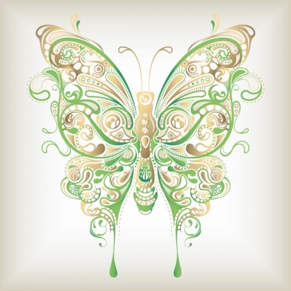 vector de patrón de mariposa