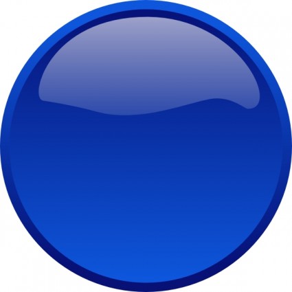 Button Blue Clip Art