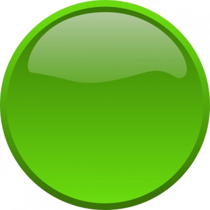 ボタンの緑色のクリップ アート
