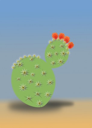 kaktus roślina clipart