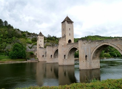 Cahors Prancis jembatan