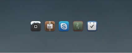 Rechner Skype Dinge Winterboard Replacement icons