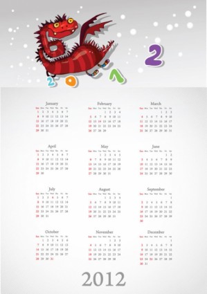 vettoriale calendario Calendario