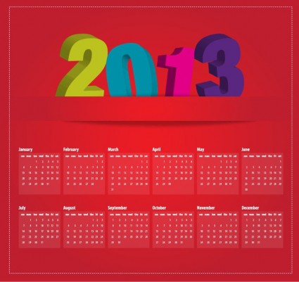 vector design de calendário