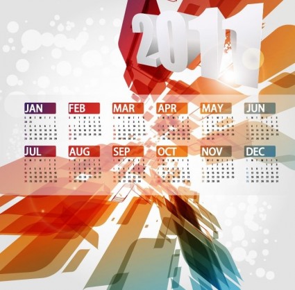 calendrier design vector illustration