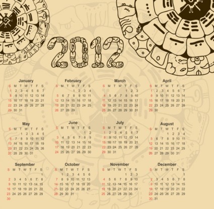 vector de illustrator calendario