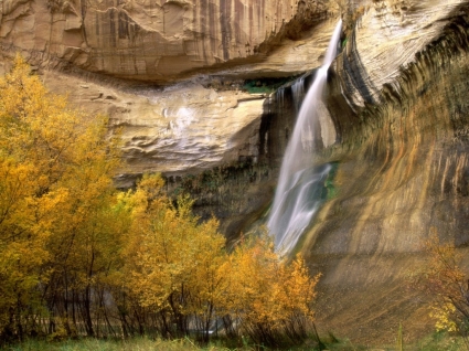 Calf Creek fällt Wallpaper Wasserfälle nature
