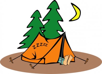 ClipArt dormire camper