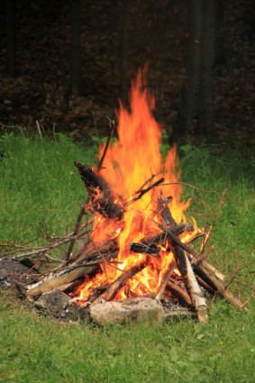 kamp ateşi kutlama yangın