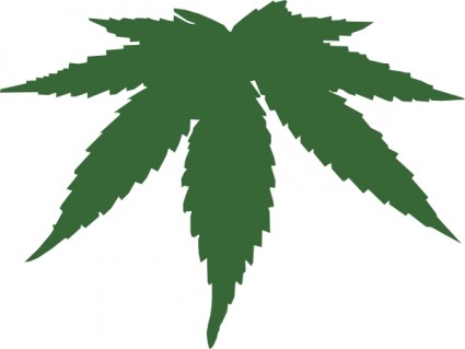 ClipArt di foglia cannabis