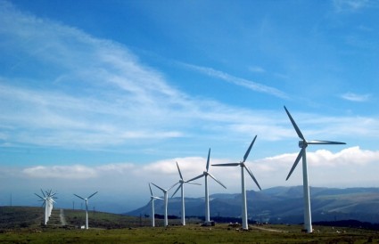 mulini a vento di Cape ortegal Galizia