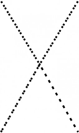 Großbuchstaben x-ClipArt-Grafik