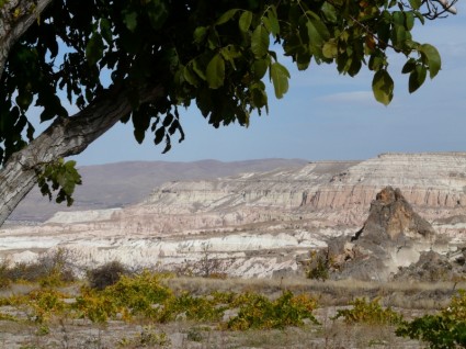 カッパドキアの風景玄武岩