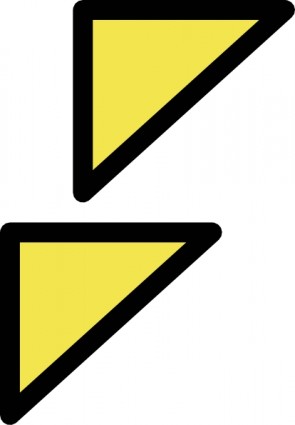 Cardeal bóia simples símbolo sinal clip-art