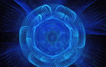 fractal de chama azul carkish