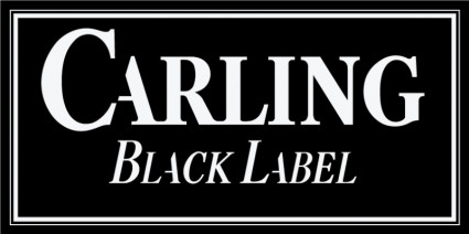 etiqueta negra Carling