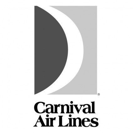 líneas de aire de carnaval