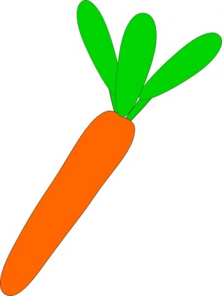 clipart de carotte dessin animé