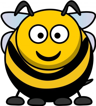 abelha de desenho animado