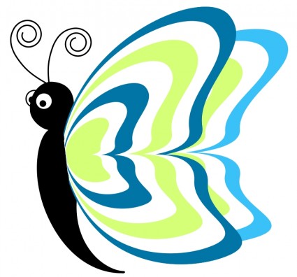 Cartoon Butterfly Cv4