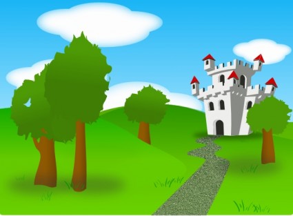 cartone animato castello ClipArt