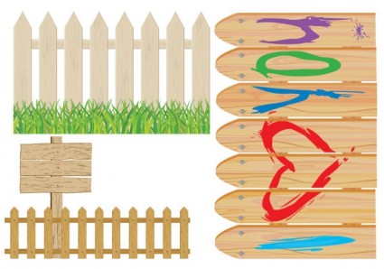 Cartoon Clip Art Fence