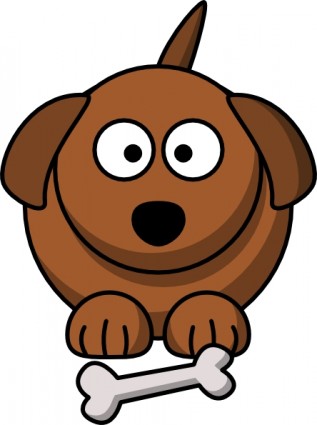 perro de dibujos animados clip art