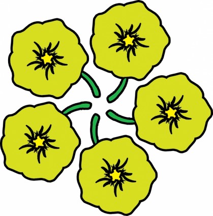 Cartoon-Blumen-Vektor