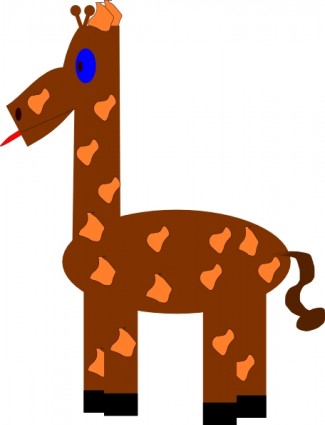 dibujos animados jirafa clip art