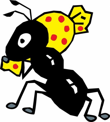 insecto vector de dibujos animados