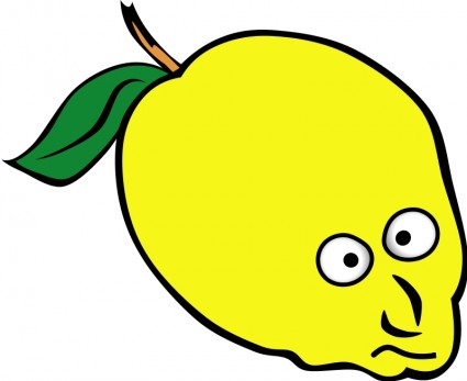 dibujos animados de limón
