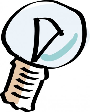 Cartoon Light Bulb Clip Art