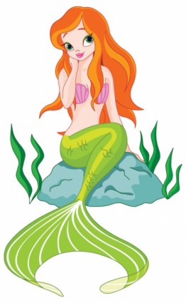 Cartoon Mermaid Vector