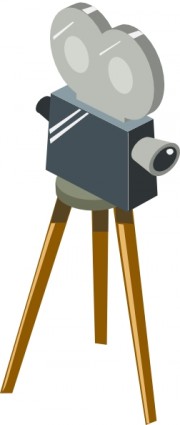 Cartoon movie cámara clip art