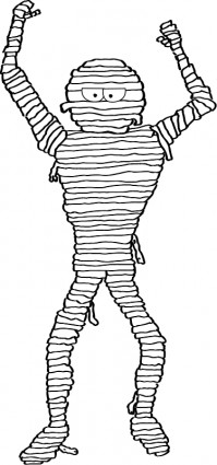 kreskówka mumia