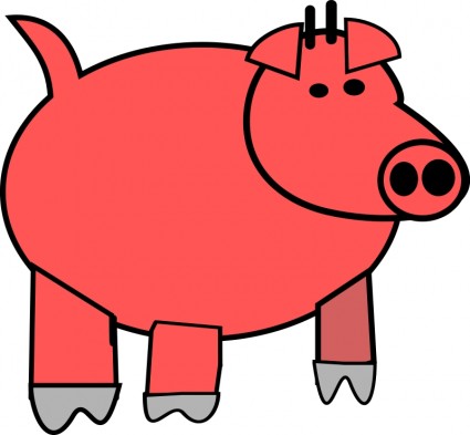 cerdo de dibujos animados